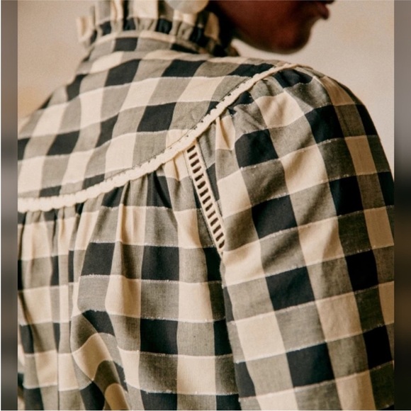 NWOT SEZANE CHEMISE BAILEY BLOUSE 36 - Picture 4 of 10